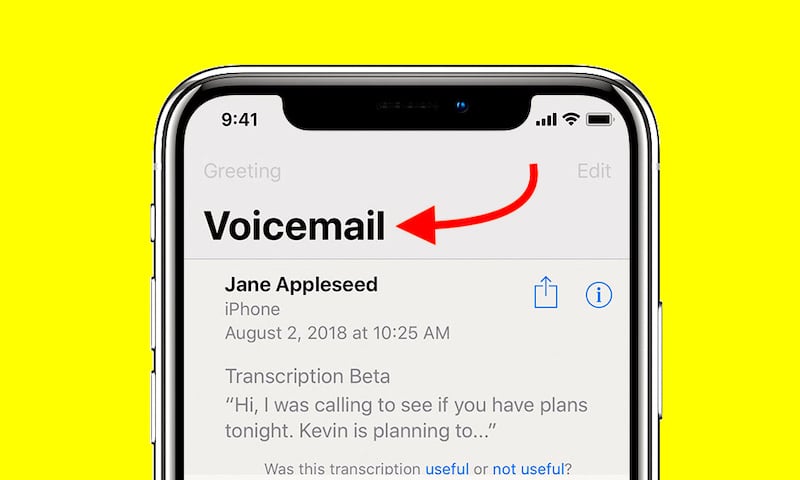 Голосовая почта и интерфейс добавления вызова на iPhone