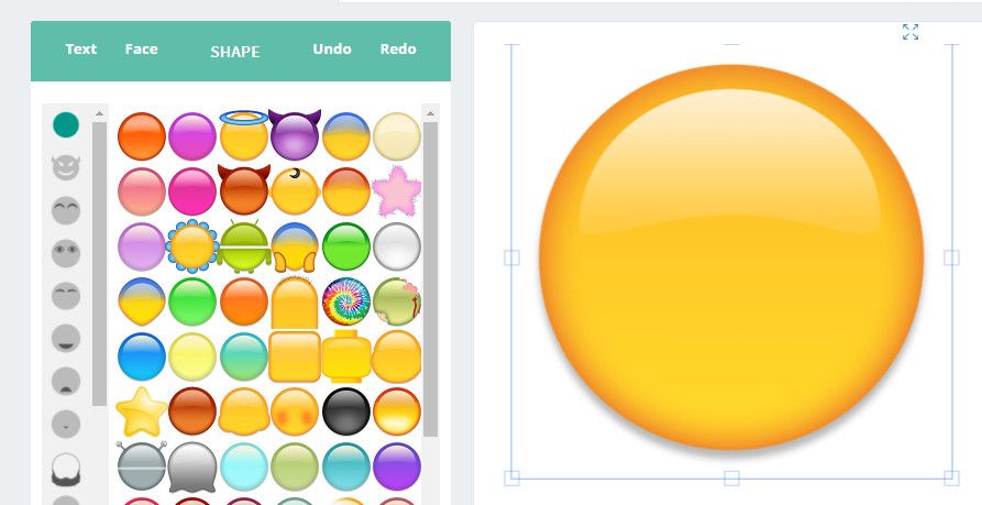 Шаблон Angel Emoji Maker
