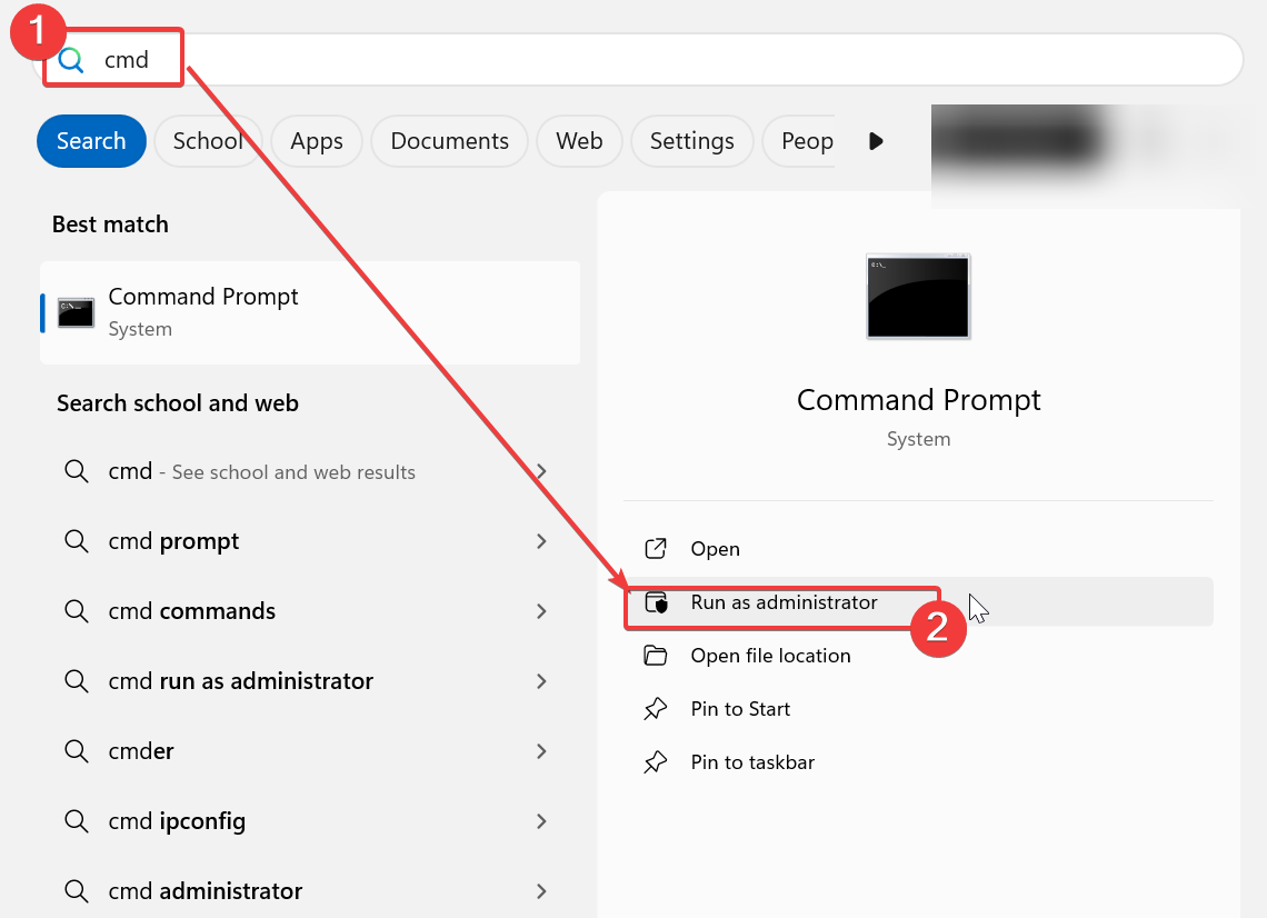 run command prompt as administrator