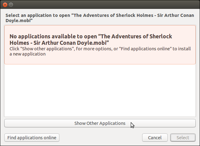 Показать другие приложения