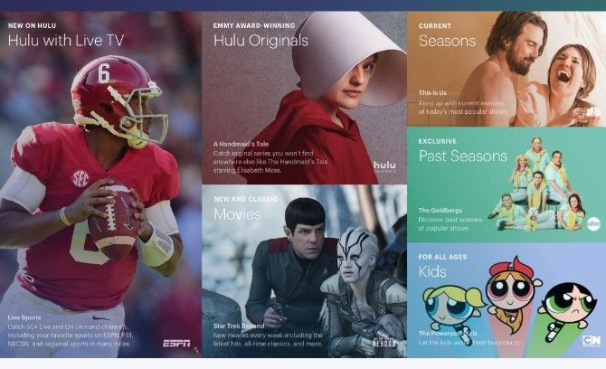 Текущие сериалы и эксклюзивы Hulu