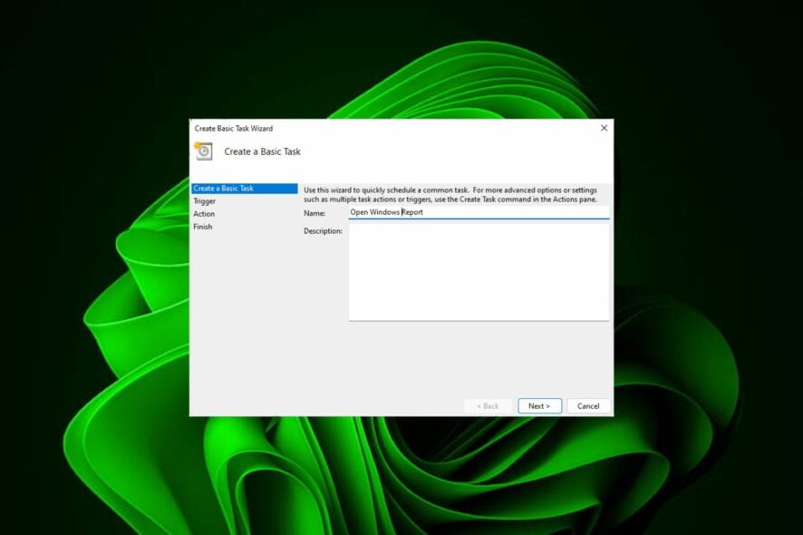 Открыть сайт по расписанию в Windows