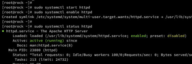 Проверка httpd