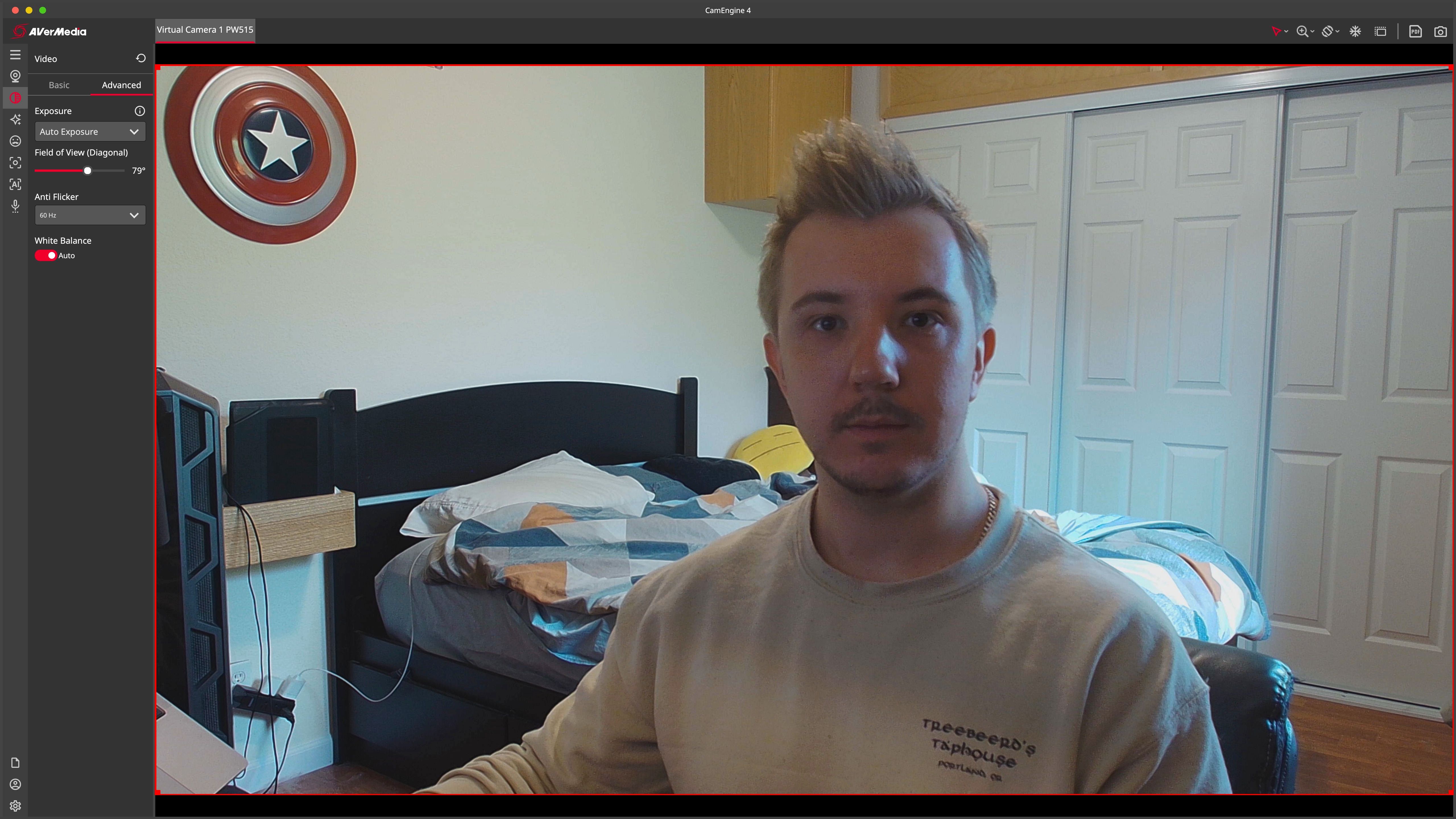 Auto exposure with no lighting