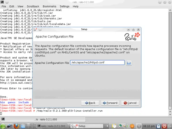Путь к файлу конфигурации Apache на SUSE