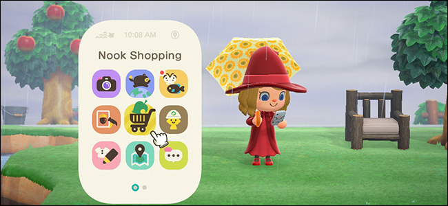 Пример каталога Nook Shopping с разделами Seasonal и Promotional