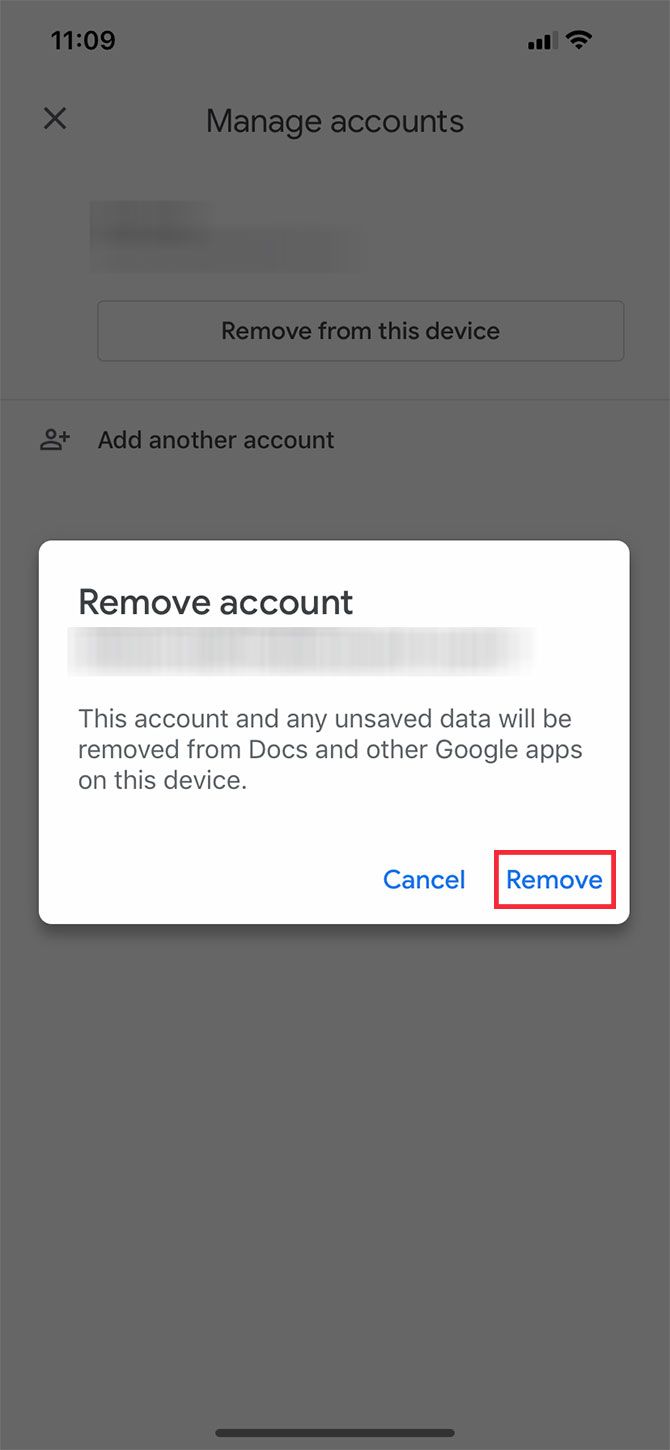 Make Sure You Want to Remove Google Account From Your Phone