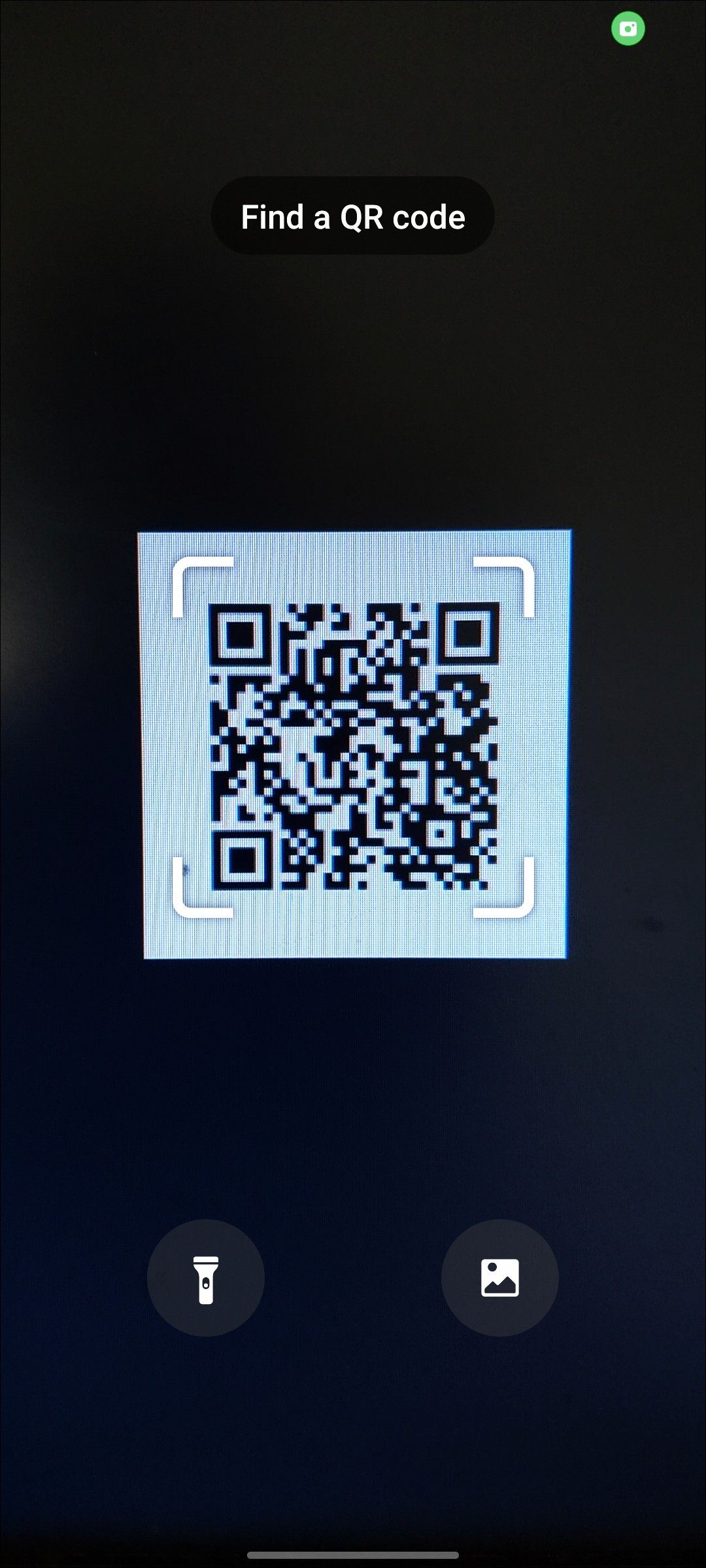 Сканирование QR‑кода через камеру Samsung