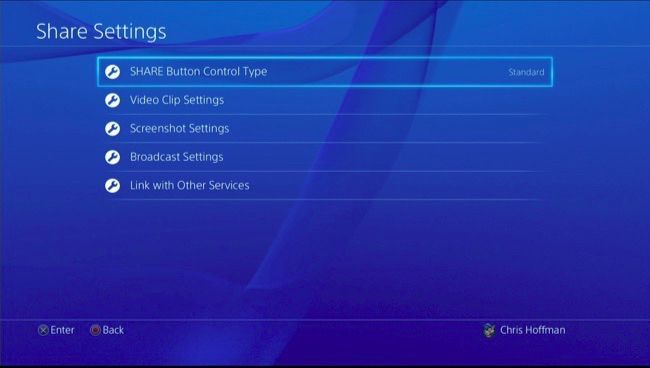 Опции формата скриншота и длины видеоклипа