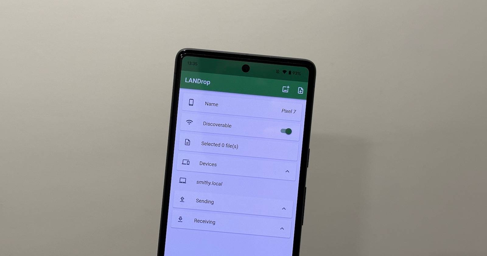 LANDrop: передача файлов между Android и Apple