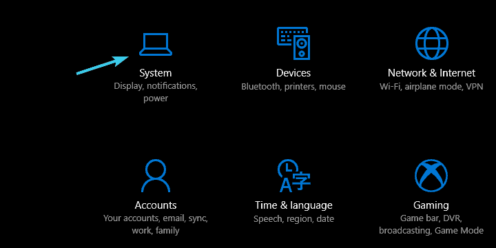 Окно Параметры — Питание и спящий режим