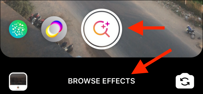 Нажмите кнопку Просмотреть эффекты в списке эффектов