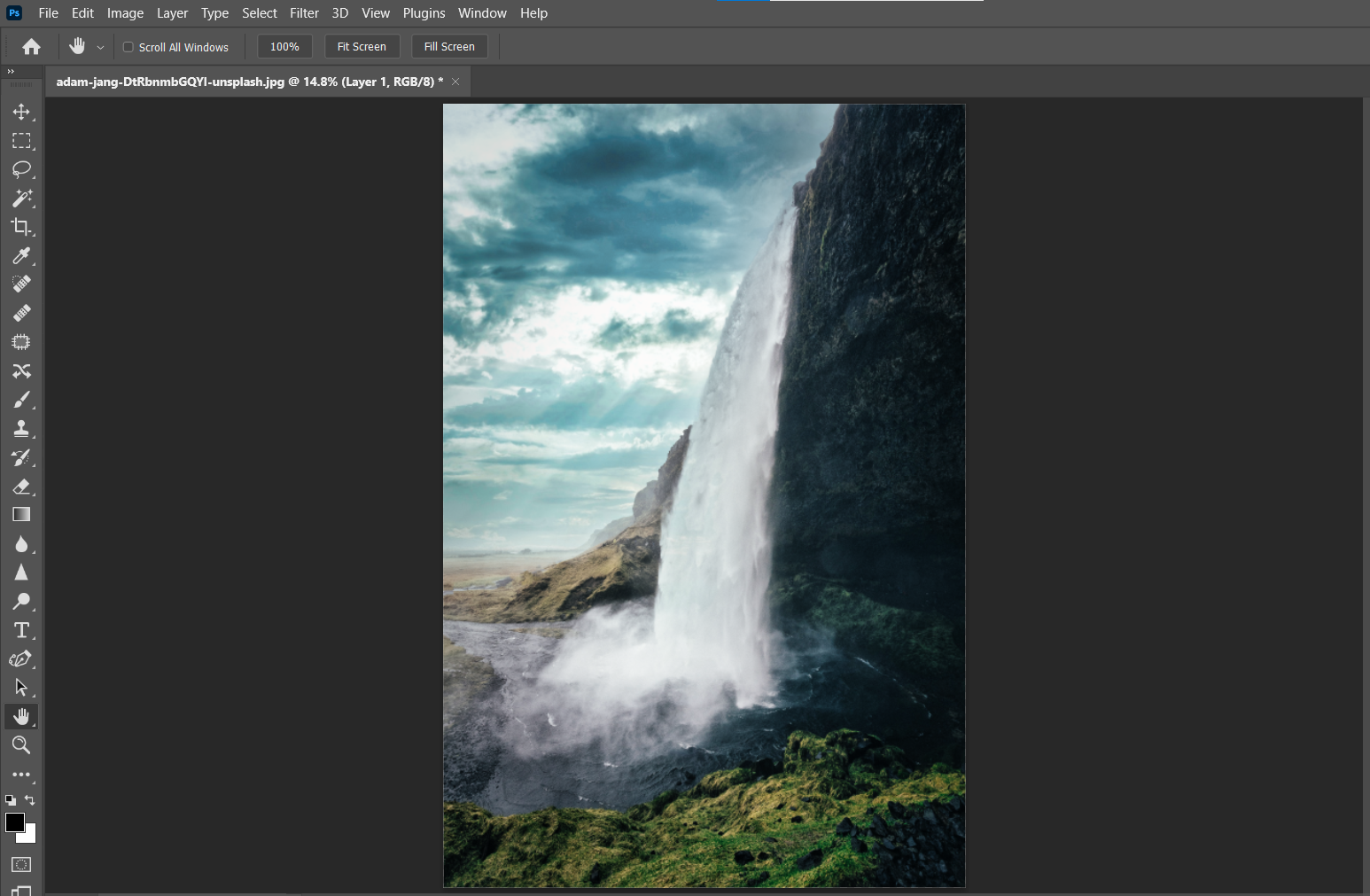 Результат после обработки с заменённым небом
