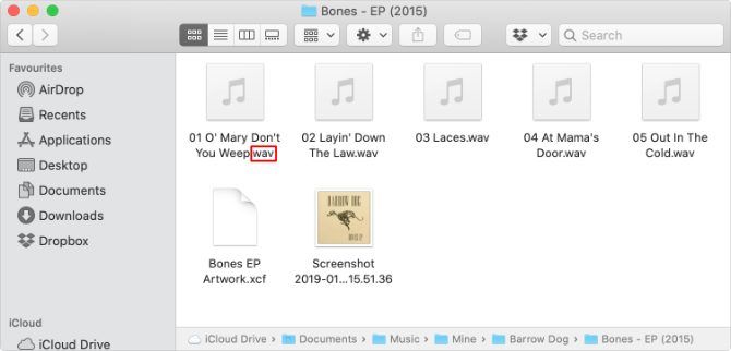 Файлы WAV — высокое качество аудио