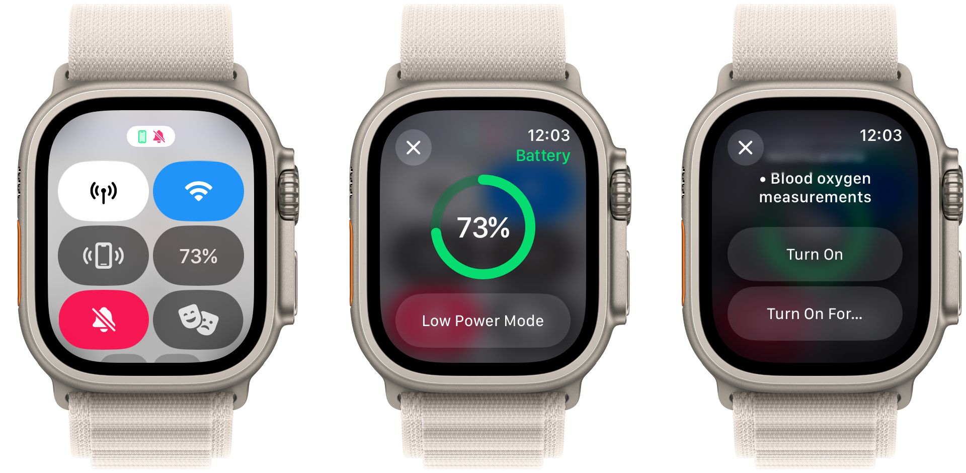 apple watch low power mode