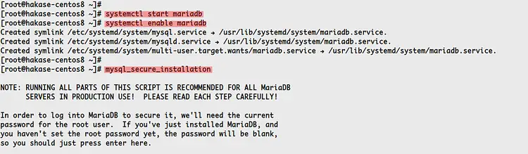 Настройка MariaDB