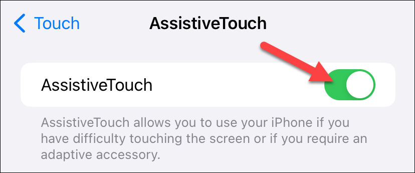 Включите AssistiveTouch в настройках «Универсальный доступ».