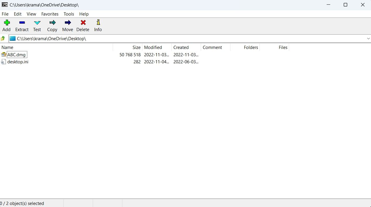 Extract option in 7-Zip