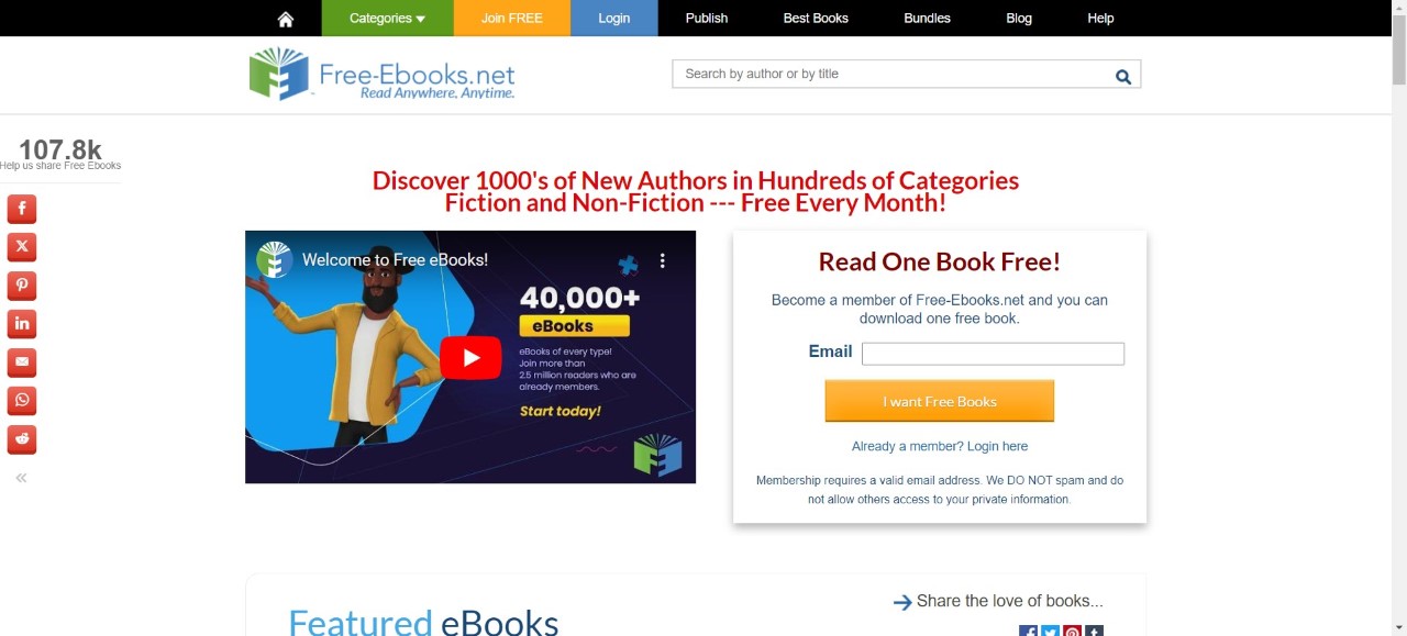 Категории и теги на Free-ebooks.net: учебники, художественная литература, профессиональные книги