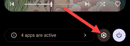 Нажмите значок шестерёнки, чтобы открыть Настройки.