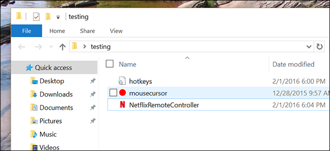 Папка с файлами Netflix Remote Controller