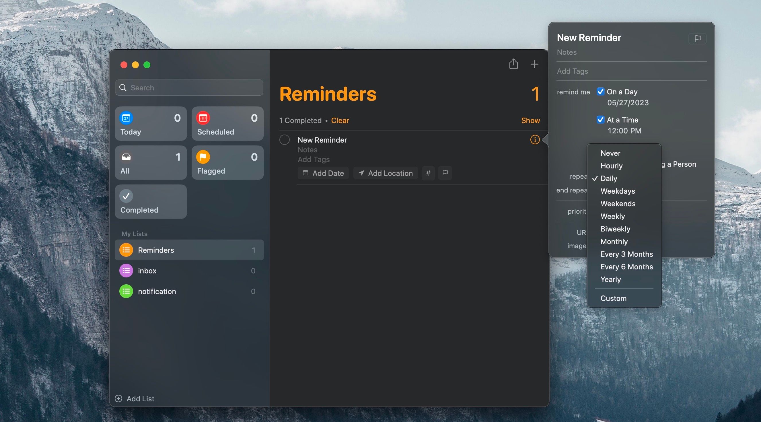 Повторяющиеся напоминания на iPhone, iPad и Mac