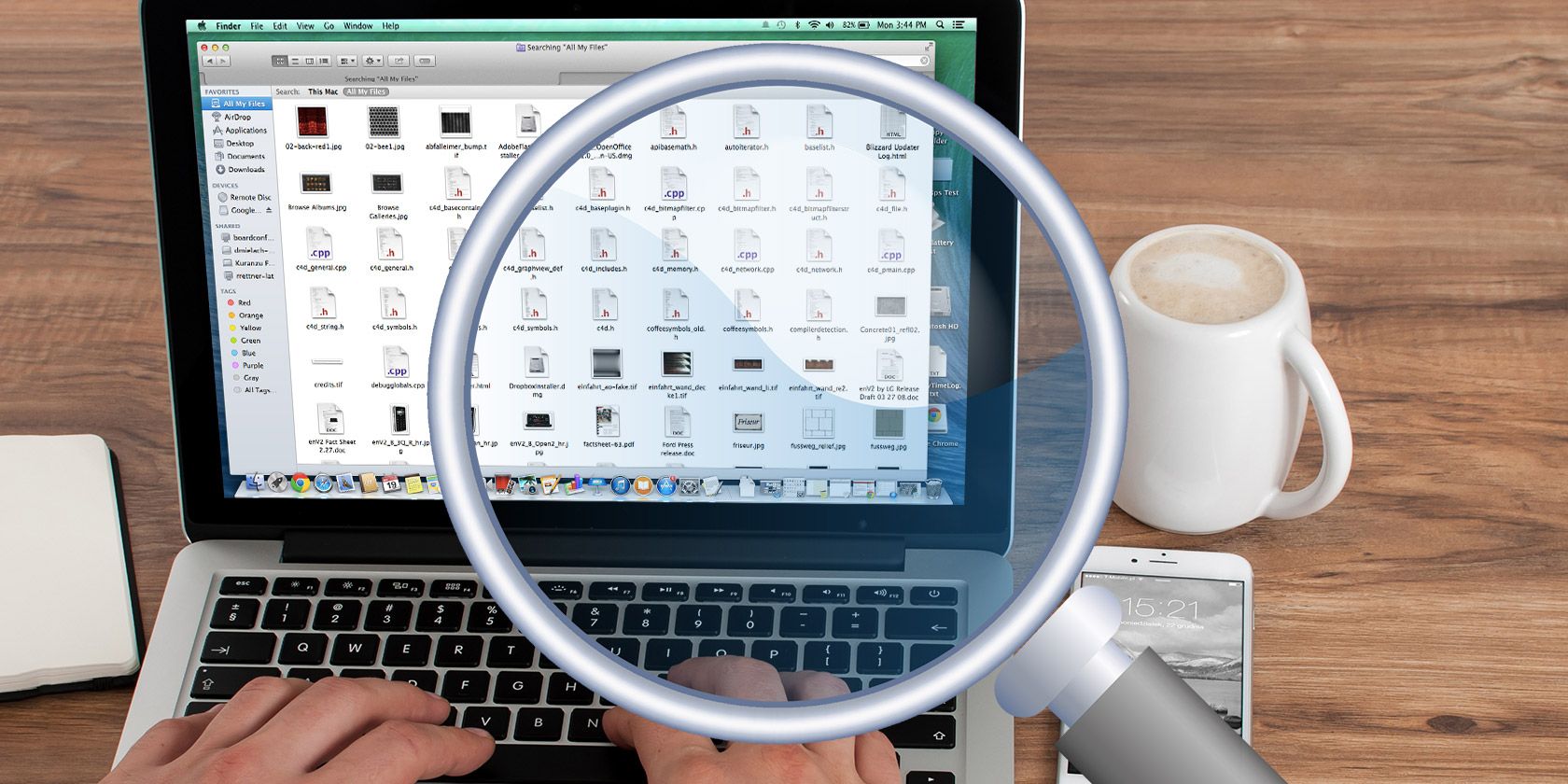 Как найти потерянные файлы на Mac