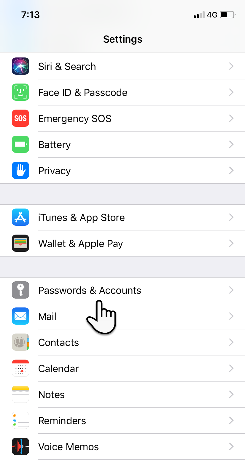 Sync Google Calendar with iPhone