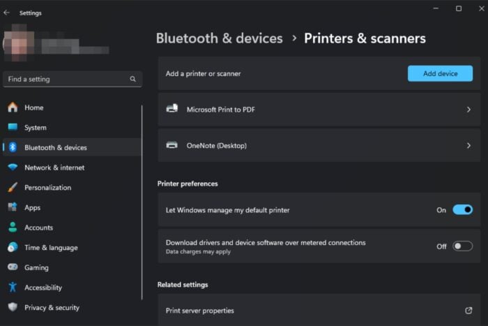 Управление принтерами в Windows 11