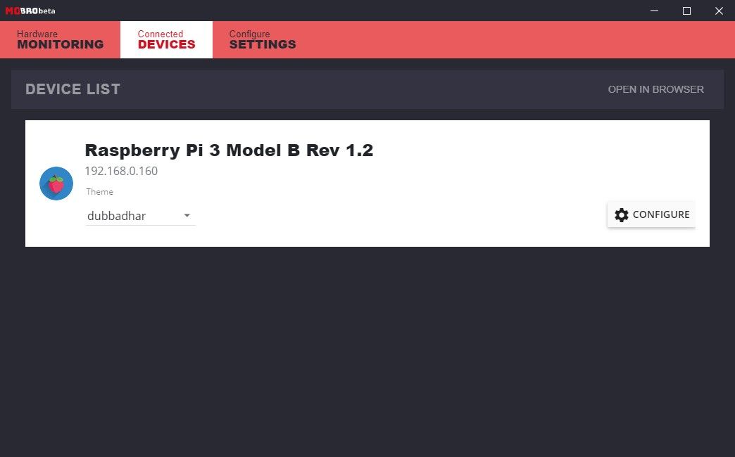 choose mobro theme and customize the theme
