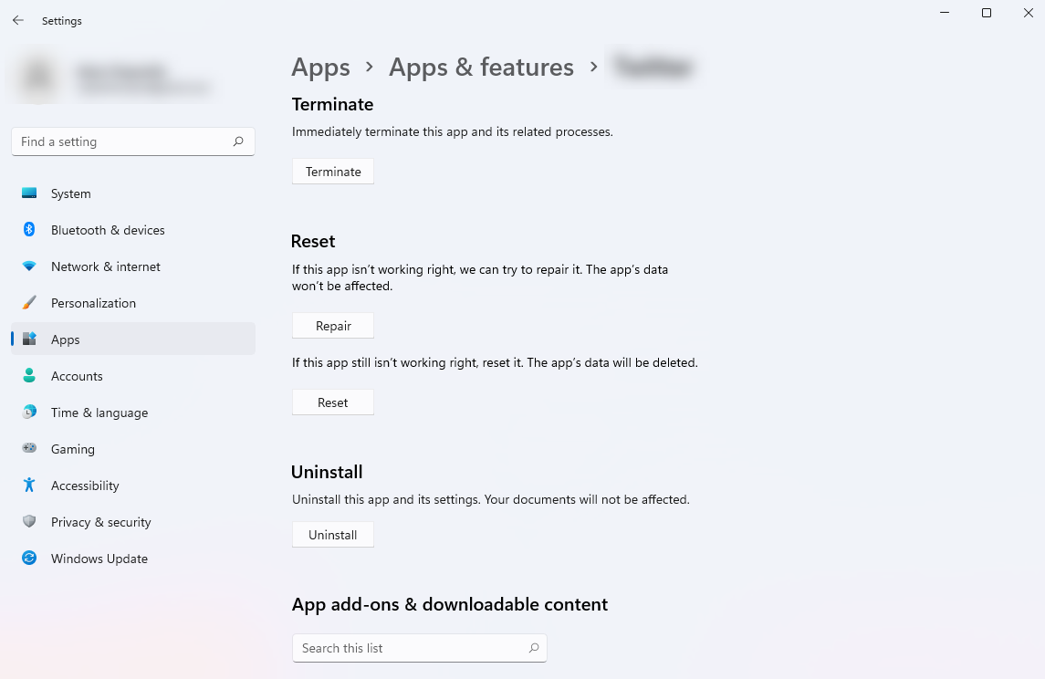Восстановление игры из настроек приложений