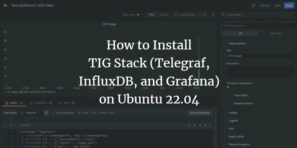 TIG Stack на Ubuntu 22.04: установка и настройка