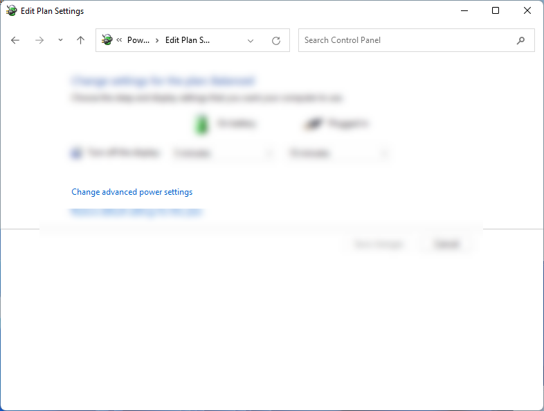 Дополнительные параметры питания