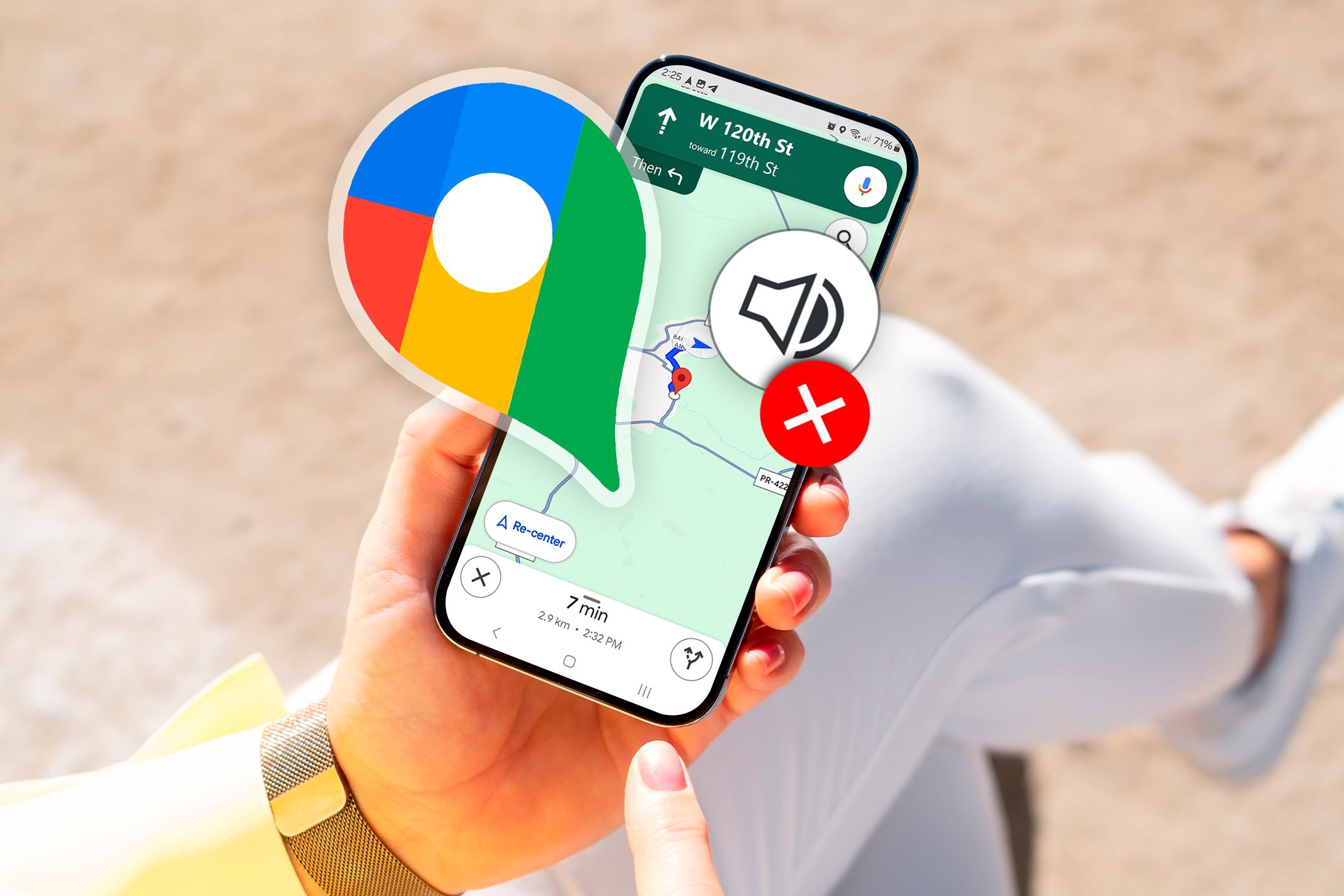Голосовая навигация Google Maps не работает — как исправить