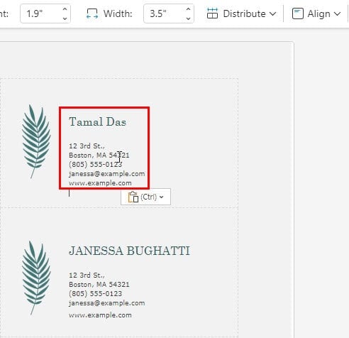 Вставка данных на все карточки