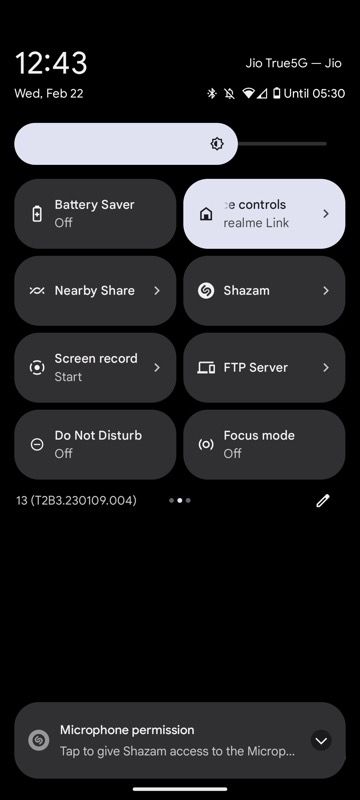 running Shazam on Pixel