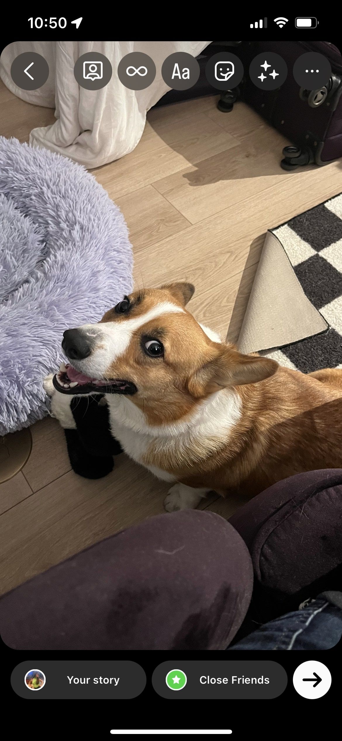 Создание истории в Instagram с возможностью добавить стикер ссылки