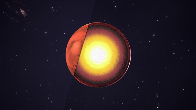 A Cross-Section of Mars