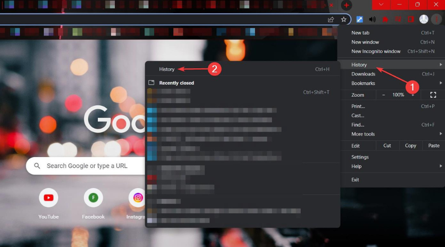 История Chrome