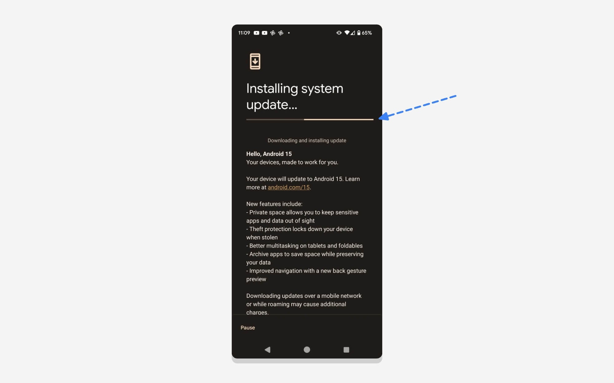 google pixel smartphone software is updating