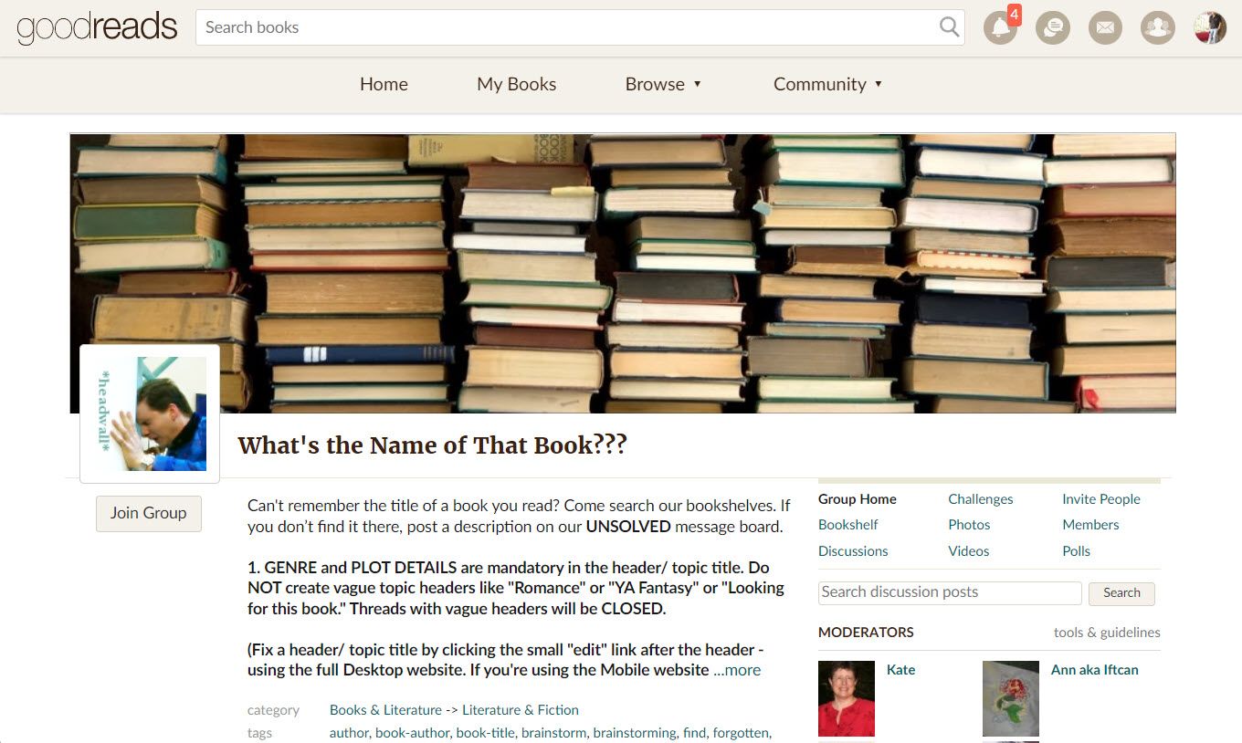 Сообщество Goodreads