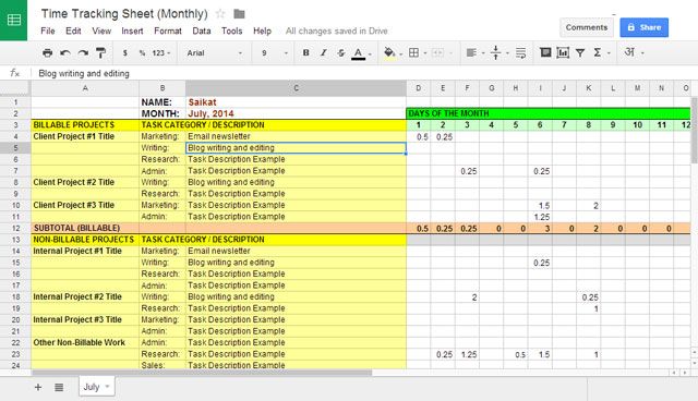 Отслеживание времени показывает, где теряются минуты