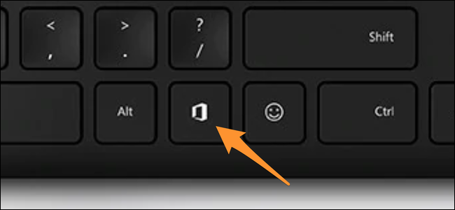 Расположение клавиши Office справа от Alt и перед Ctrl