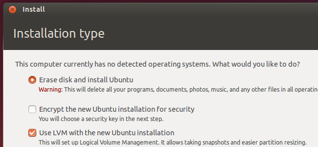 LVM в Ubuntu: изменение разделов и снимки