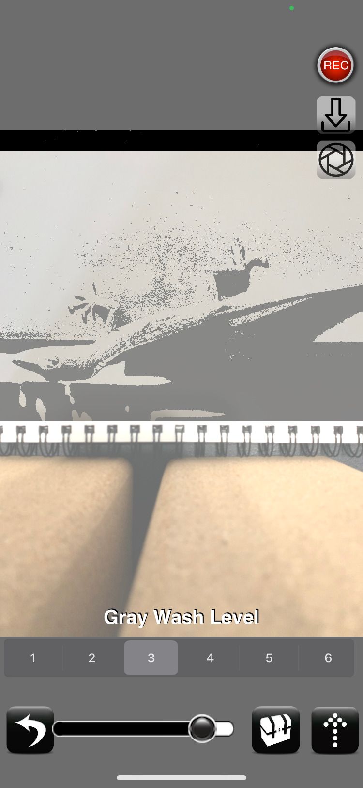 Регулировка уровня тона в Camera Lucida