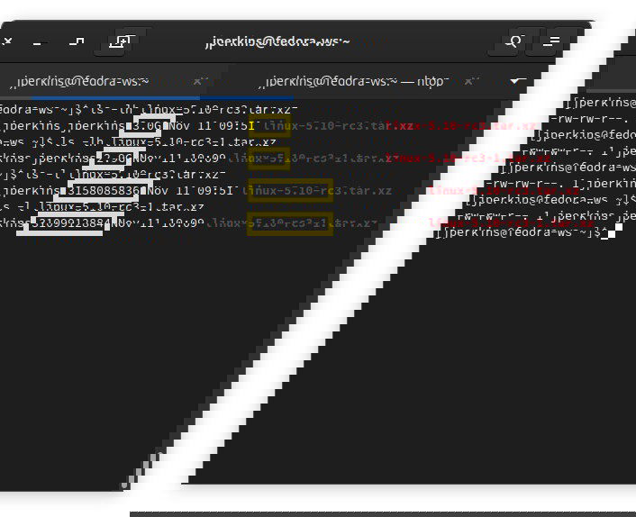 График сравнения скорости и размера