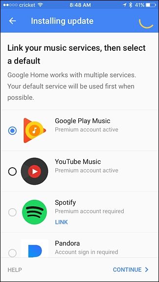 Устройство обновляет ПО и перезагружается