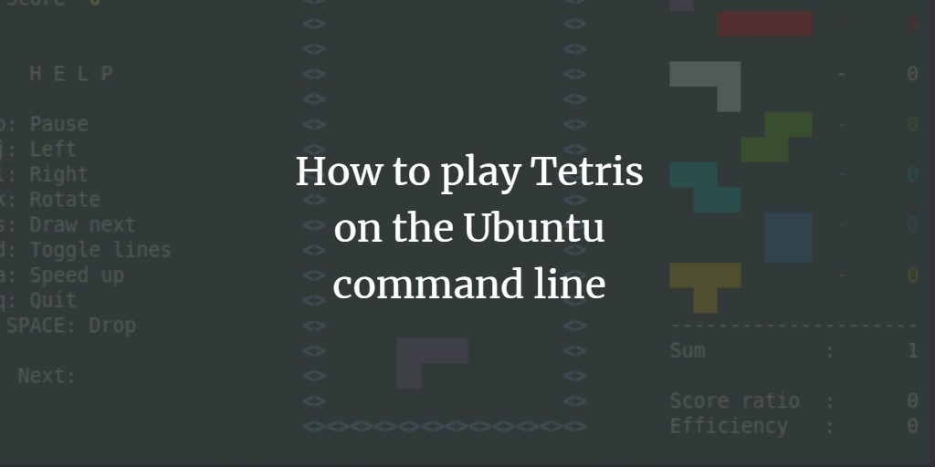 Установить Tint Tetris на Ubuntu 20.04