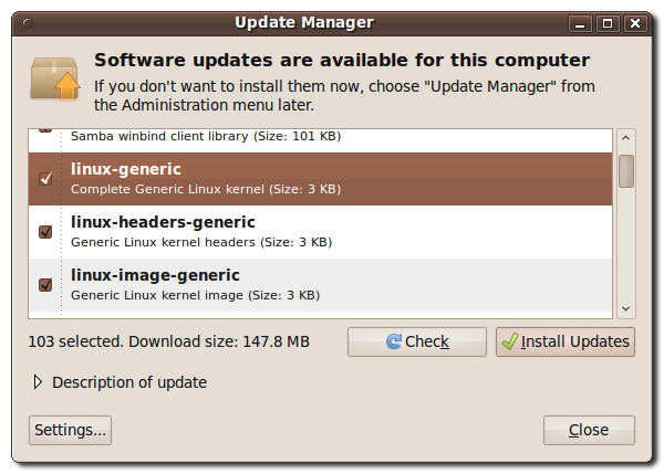 Как скрыть обновления ядра в Ubuntu