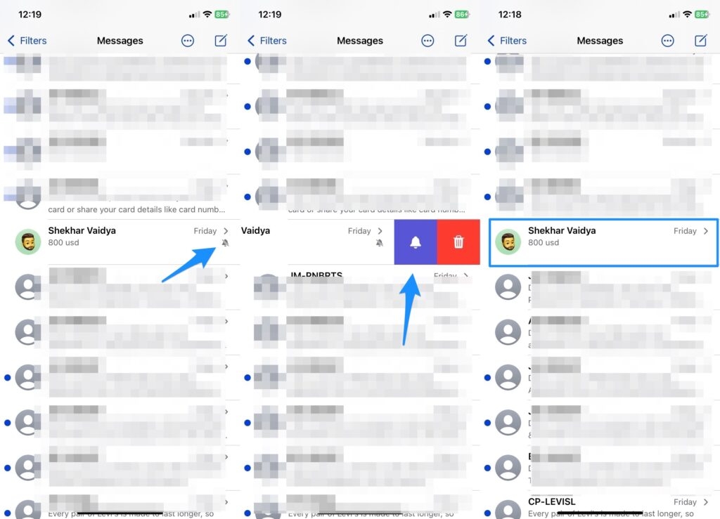 Снять тишину с диалога - Не приходят текстовые уведомления на iPhone